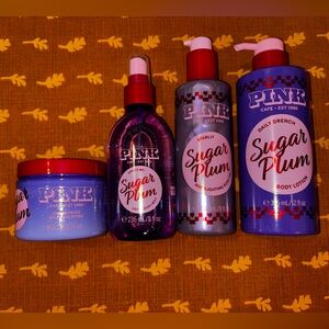 (Inventory 24) Victoria’s Secret Pink Sugar Plum Body Care Set